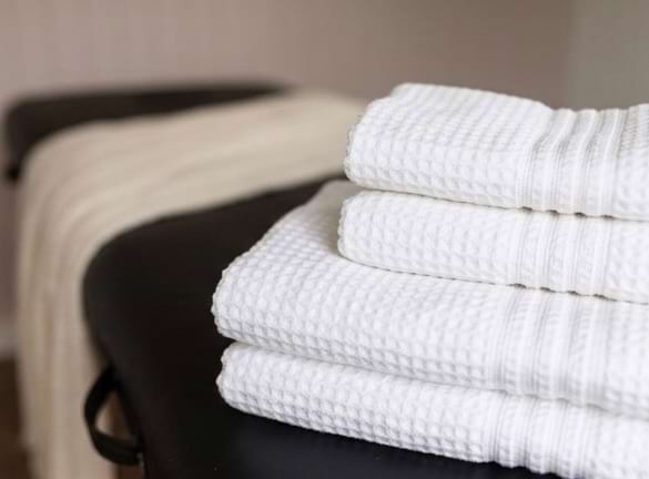 Private treatment room at House of WB beauty studio, Cosby Leicestershire